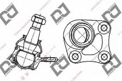 DJ PARTS db1094 -  Несущий / направляющий шарнир